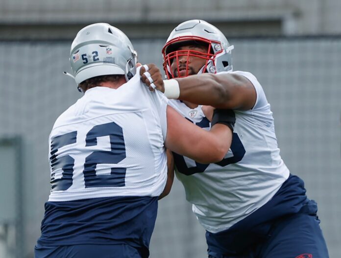 Starting offensive line remains a mystery after release